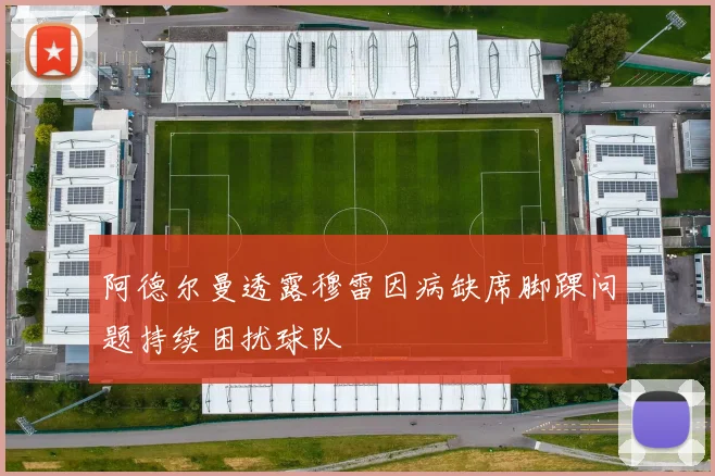 阿德尔曼透露穆雷因病缺席脚踝问题持续困扰球队